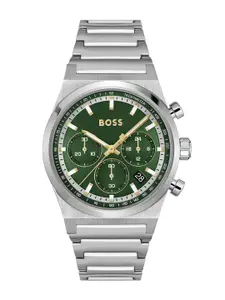BOSS Men Dial & Stainless Steel Bracelet Style Straps Analogue Watch 1514220