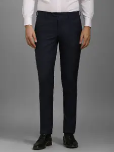 Louis Philippe Men Striped Slim Fit Trousers