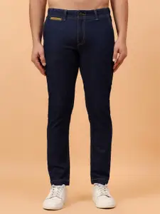 MEGHZ Men Carrot Slim Fit Stretchable Jeans