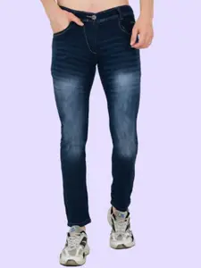 LINARIA Men Cotton Slim Fit Heavy Fade Jeans