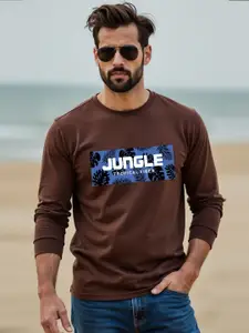 Moda Rapido Men Graphic Printed Round Neck Cotton T-shirt