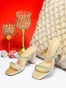 CLOG LONDON Women Embellished Block Sandals