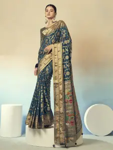 elora Woven Design Zari Paithani Saree