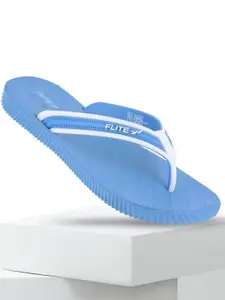 FLITE Women Striped Open Toe Flip Flops