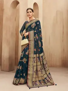 elora Paisley Printed Banarasi Saree
