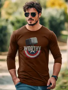 Moda Rapido Men Graphic Printed Round Neck Cotton T-shirt