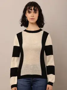 NoBarr Women Colourblocked Pullover Sweaters