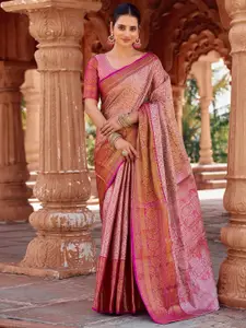 Mitera Woven Design Zari Pure Silk Paithani Saree