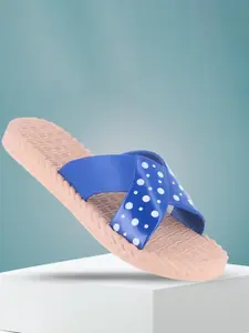 FLITE Women Printed Open Toe Flip Flops