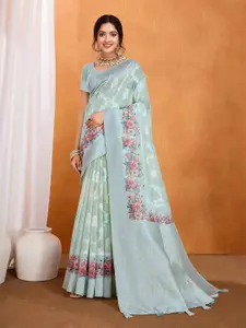 Rekha Maniyar Woven Design Zari Pure Cotton Banarasi Saree