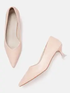 Marc Loire Solid Work Kitten Pumps