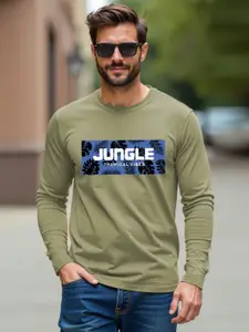 Moda Rapido Men Typography Printed Cotton T-shirt