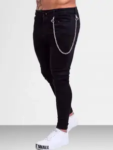 LINARIA Men Classic Slim Fit Stretchable Jeans