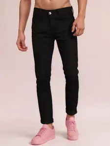 LINARIA Men Classic  Mid-Rise Tapered Fit Clean Look Stretchable Jeans