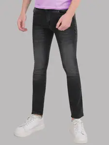 LINARIA Men Classic Slim Fit Mid-Rise Heavy Fade Jeans