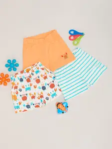 Pantaloons Baby Boys Pack Of 3 Floral Shorts