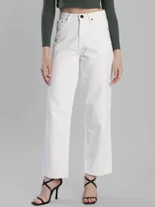 The Roadster Lifestyle Co Women Pure Cotton Relaxed Fit Jeans