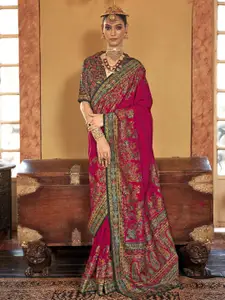 elora Ethnic Motifs Printed Banarasi Saree