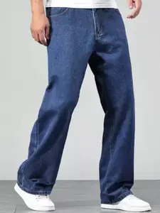 LINARIA Men Classic Relaxed Fit Mid-Rise Cotton Jeans