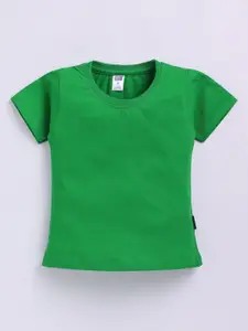 Nottie Planet Boys Solid Round Neck Cotton T-shirt