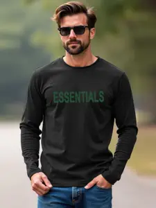 Moda Rapido Men Typography Printed Cotton T-shirt