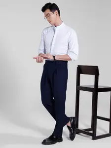 INVICTUS Pure Cotton Slim Fit Opaque Printed Formal Shirt