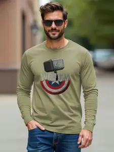 Moda Rapido Men Graphic Printed Round Neck Cotton T-shirt