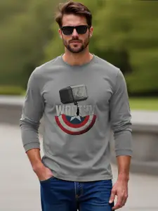 Moda Rapido Men Graphic Printed Round Neck Cotton T-shirt