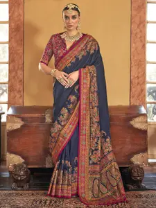 elora Paisley Printed Banarasi Saree