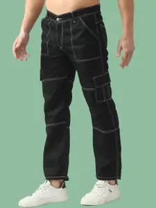 Linaria Men Classic Regular Fit Mid Rise Clean Look Jeans