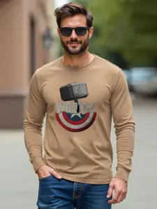 Moda Rapido Men Graphic Printed Round Neck Cotton T-shirt