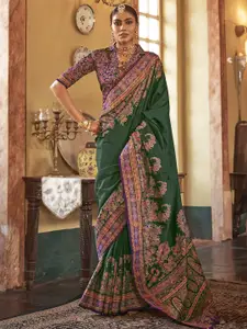 elora Ethnic Motifs Printed Banarasi Saree