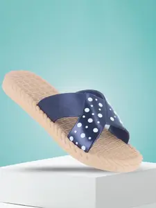 FLITE Women Printed Open Toe Flip Flops