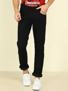 LINARIA Men Classic Slim Fit Mid-Rise Jeans