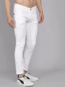 LINARIA Men Cotton Classic Straight Fit Low-Rise Stretchable Jeans