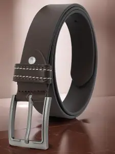 LOOPA Men Textured Leather Formal Belt