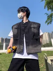 StyleCast Men Crop Open Front Jacket