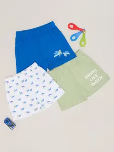 Pantaloons Baby Pantaloons Pack Of 3 Baby Boys Shorts