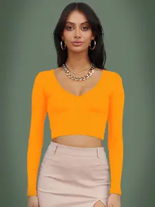 Dream Beauty Fashion Women Crop Fitted Top