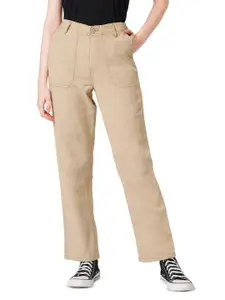 Kraus Jeans Women Straight Fit High-Rise Jeans