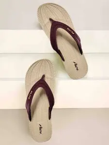 FLITE Women Embellished Open Toe Flip Flops