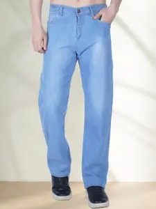 LINARIA Men Classic Mid-Rise Relaxed Fit Light Fade Clean Look Jeans