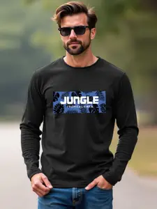 Moda Rapido Men Typography Printed Round Neck Cotton T-shirt