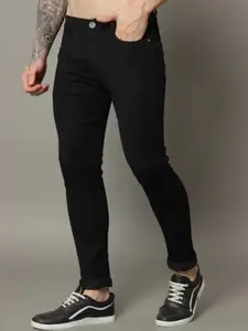 LINARIA Men Classic Slash Knee Stretchable Jeans