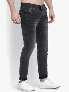 LINARIA Men Classic Mid-Rise Slim Fit Heavy Fade Jeans
