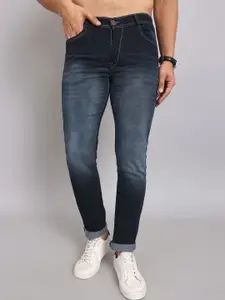 LINARIA Men Classic Mid-Rise Slim Fit Light Fade Jeans