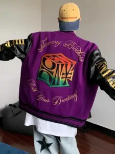 StyleCast Men Typography Open Front Jacket