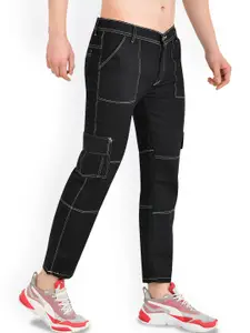 LINARIA Men Classic Slim Fit Cargo Styles Jeans