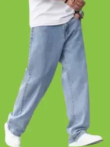 LINARIA Men Cotton Classic Mid-Rise Relaxed Fit  Jeans