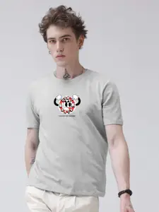 Enciger Men Printed Applique T-shirt